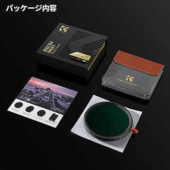 K&F Concept 67mm 可変NDフィルター ブラックミスト セット Amazon | K&F CONCEPT 67mm ND2-32&CPL&1/4ブラックミスト 3in1